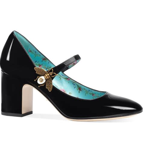 gucci mary bee boots|Gucci Women's Bee Mary Jane Pumps Shoes .